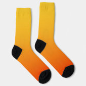 Chaussette Couleur Orange Jaune (Droite)