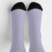 Chaussette Couleur solide pourpre en cuir (Haut)