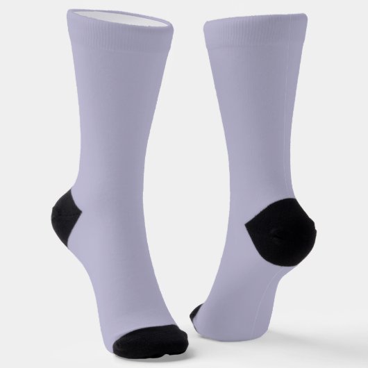 Chaussette Couleur solide pourpre en cuir (Angulaire)