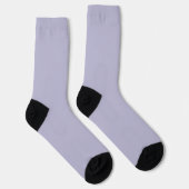 Chaussette Couleur solide pourpre en cuir (Droite)