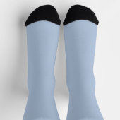 Chaussette Couleur uni bleu clair en acier (Haut)