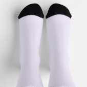 Chaussette Couleur Uni Douce Lumière Pastel Lavande Violet (Haut)