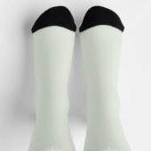 Chaussette Couleur Verte Mousse Douce Pâle Lumière Douce Uni (Haut)