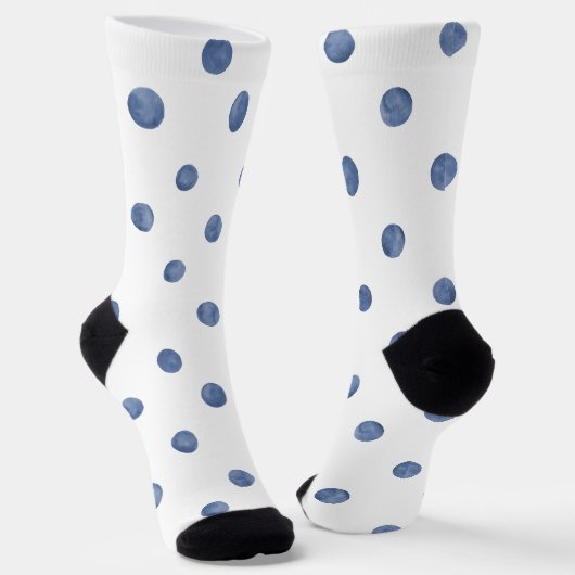 Chaussette Couleurs adorables polka dot l Marine l Blanc (Angulaire)