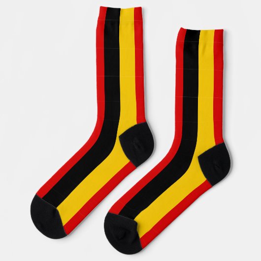Chaussette Couleurs du drapeau allemand triées (Gauche)