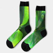 Chaussette Country Green Leaf Fox Moderne (Gauche)