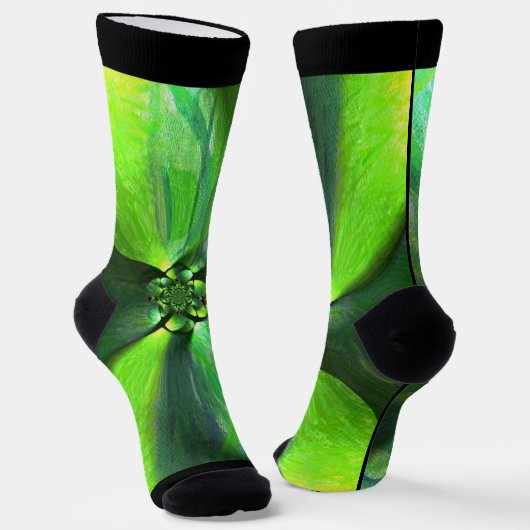 Chaussette Country Green Leaf Fox Moderne (Angulaire)