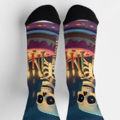 Chaussette 🎃 coupe de gâteau de squelette éffrayante | Surpr (Haut)