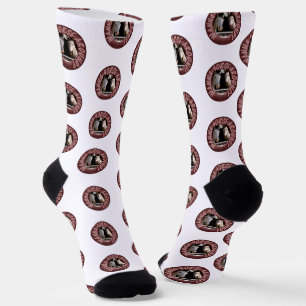 Chaussette Couple de chevaux Saint-Valentin