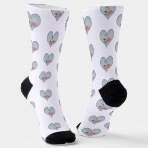 Chaussette Couple de cygnes Partenaires de vie Saint-Valentin