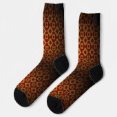 Chaussette Cour européenne Style baroque motif floral (Gauche)