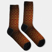 Chaussette Cour européenne Style baroque motif floral (Droite)