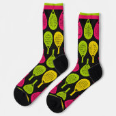 Chaussette Coureurs du Rallye 🎾 Padel Neon (Gauche)