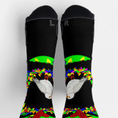 Chaussette Couronne de Noël Punk Seagull (Haut)