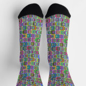 Chaussette Cove Thunder groovy psychédélique de style hippie (Haut)