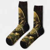 Chaussette Crâne avec cigarette allumée de Vincent van Gogh (Gauche)