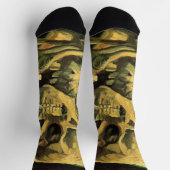 Chaussette Crâne avec cigarette allumée de Vincent van Gogh (Haut)