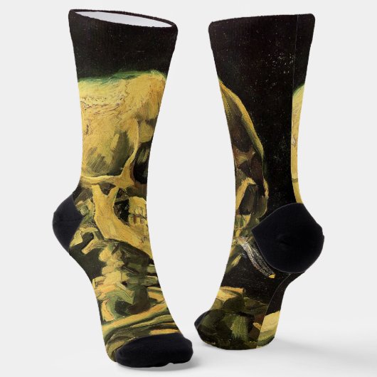 Chaussette Crâne avec cigarette allumée de Vincent van Gogh (Angulaire)