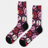 Chaussette Crâne Halloween (Gauche)