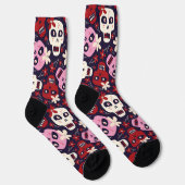 Chaussette Crâne Halloween (Droite)