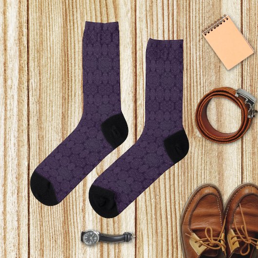 Chaussette Cravate dans purpura motif ere réfraction