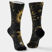 Chaussette Create Your Own Surreal Celestial Moon & Stars (Angulaire)