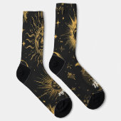 Chaussette Create Your Own Surreal Celestial Moon & Stars (Droite)