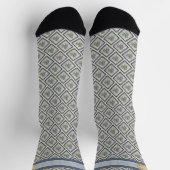Chaussette Création de G Bureau fleur bleue (Haut)
