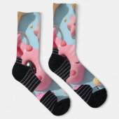 Chaussette Créature Pastel Kawaii Art Fantastique (Droite)