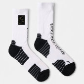 Chaussette Créer son propre texte Paire imprimée de l'équipe  (Droite)