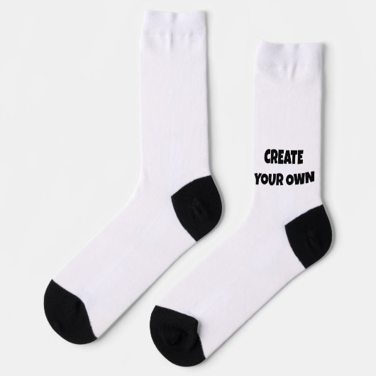 CHAUSSETTE CRÉER VOS PROPRES SOCKS AJOUTER PHOTO OU TEXTE (Gauche)
