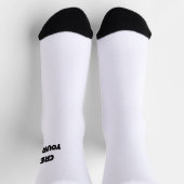 CHAUSSETTE CRÉER VOS PROPRES SOCKS AJOUTER PHOTO OU TEXTE (Haut)