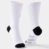 Custom Chaussettes Crew Premium durables (Angulaire)