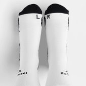 Chaussette Créez Votre Propre Promotion de Marque Simple (Haut)