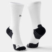 Chaussette Créez Votre Propre Promotion de Marque Simple (Angulaire)