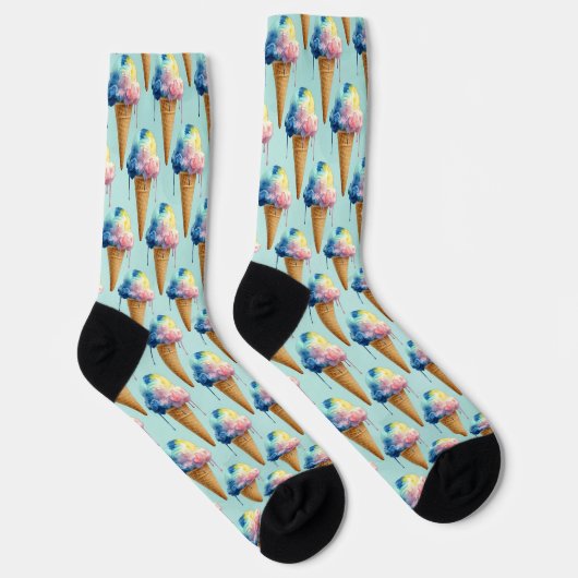 Chaussette Crème Glacée (Droite)