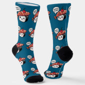 Chaussette creuser le meilleur kawaii sushi (Angulaire)