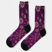 Chaussette Crew Socks-Classic Paisley Elegance (Gauche)