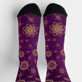Chaussette Crew Socks-Classic Paisley Elegance (Haut)