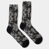 Chaussette Crew Socks-Classic Paisley Elegance (Droite)