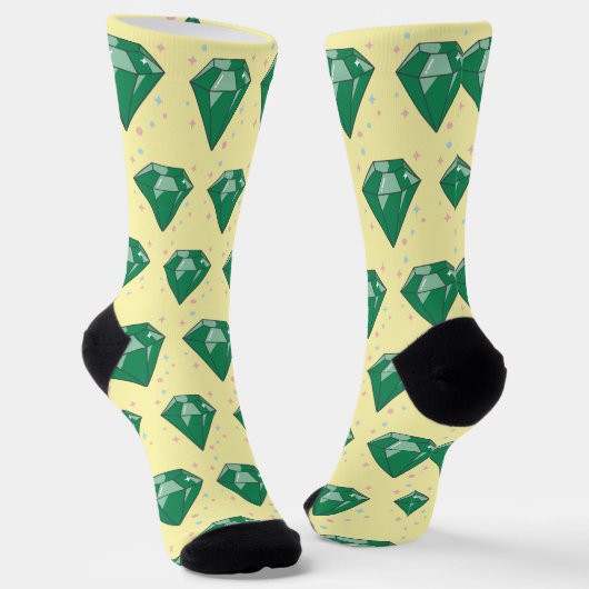 Chaussette Crew Socks Esmeraldas_Verdes (Angulaire)