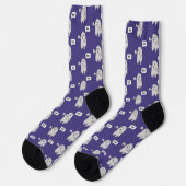 Chaussette Crew Socks little ghost (Gauche)