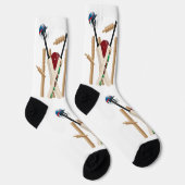 Chaussette Cricket Le Jeu, Chaussettes D'Équipage (Droite)