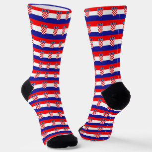 Chaussette Croate Chaussettes, patriotique Croate Drapeau mod