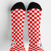 Chaussette Croatie À damiers Monogramme (Haut)