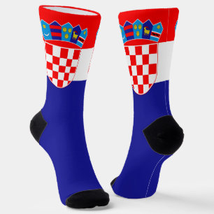Chaussette Croatie Drapeau Patriotique Croatie Fierté nationa