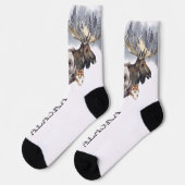 Chaussette Croisière de la forêt d'Ours de l'Alaska (Gauche)