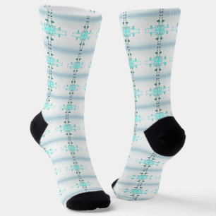 Chaussette Croix de fleurs