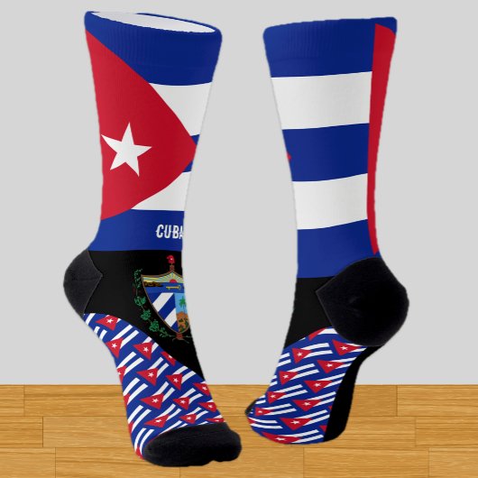 Chaussette Cuba, mode, drapeau cubain, patriotique
