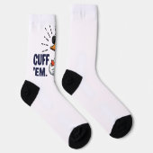 Chaussette Cuff 'Em Goose Nurse Funny Silly Goose Nurse (Droite)
